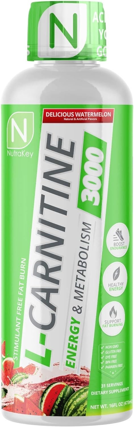 NutraKey Liquid L-Carnitine 3000mg