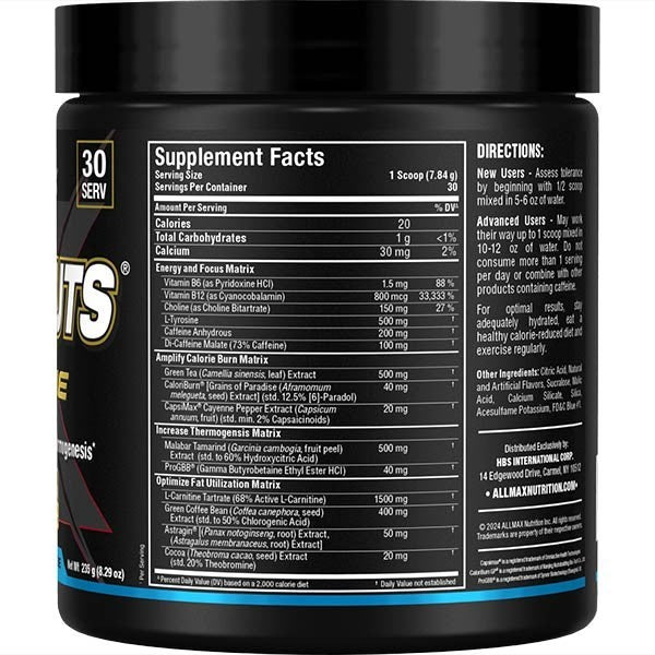 Allmax Rapidcuts Xtreme