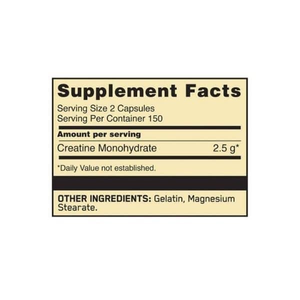 Optimum Nutrition Creatine 2500 Caps
