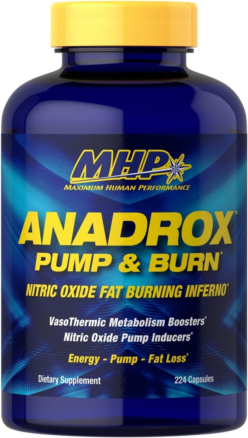 MHP Anadrox Pump and Burn Capsules