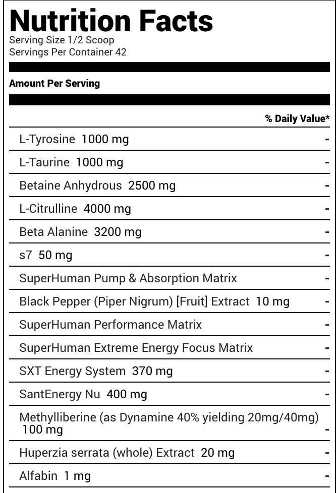 Alpha Lion Superhuman Extreme Hulk Juice