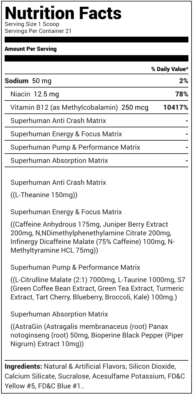 Alpha Lion Superhuman Supreme Hulk Juice Sour Gummy Bear