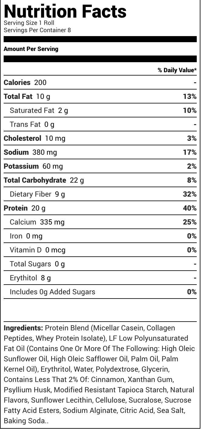 Legendary Foods Protein Sweet Roll Cinnamon Roll