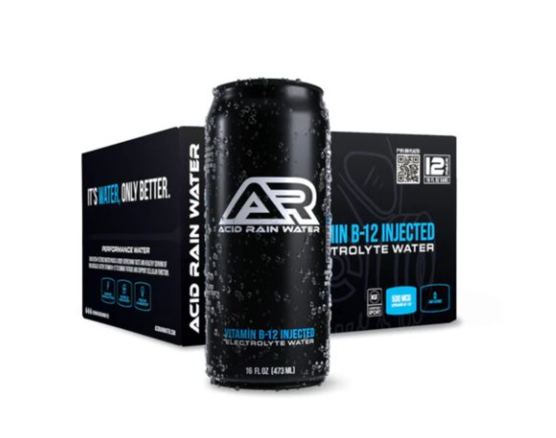 Acid Rain Water B12 16oz 12 Pack