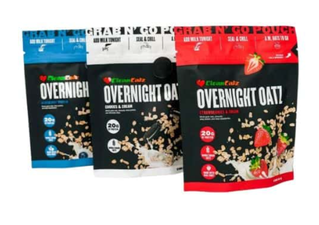 Clean Eatz Overnight Oatz – High-Protein Overnight Oats for Breakfast, Meal Prep & Convenient Nutrition