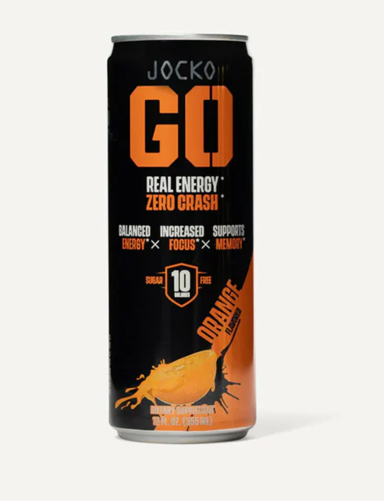 Jocko Go Energy Drink 12 Pack – Clean Ready-to-Drink Energy for Focus, Performance & Everyday Productivity