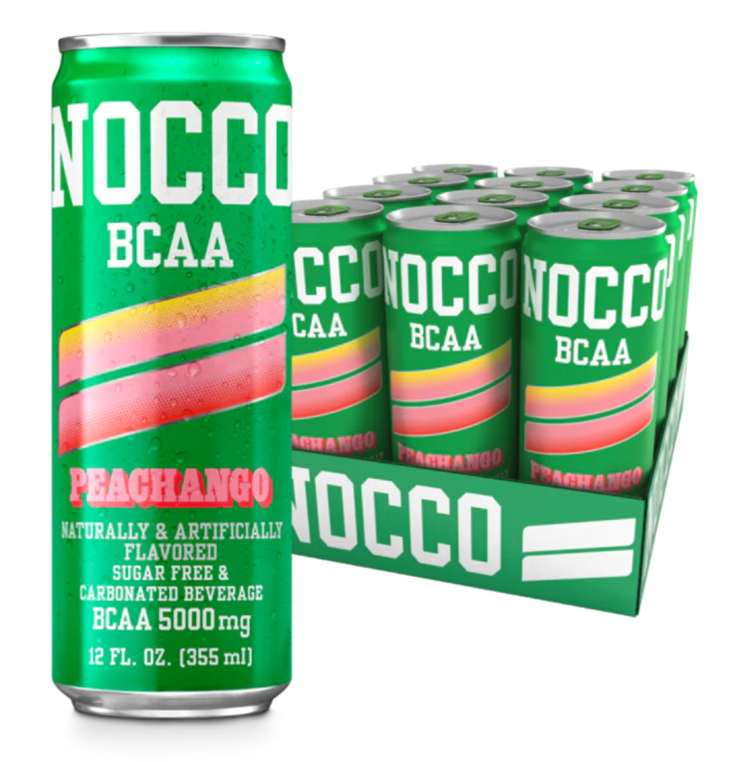 NOCCO Caffeine Free 12 Pack – Ready-to-Drink Functional Beverage for Hydration, Recovery & Active Lifestyles