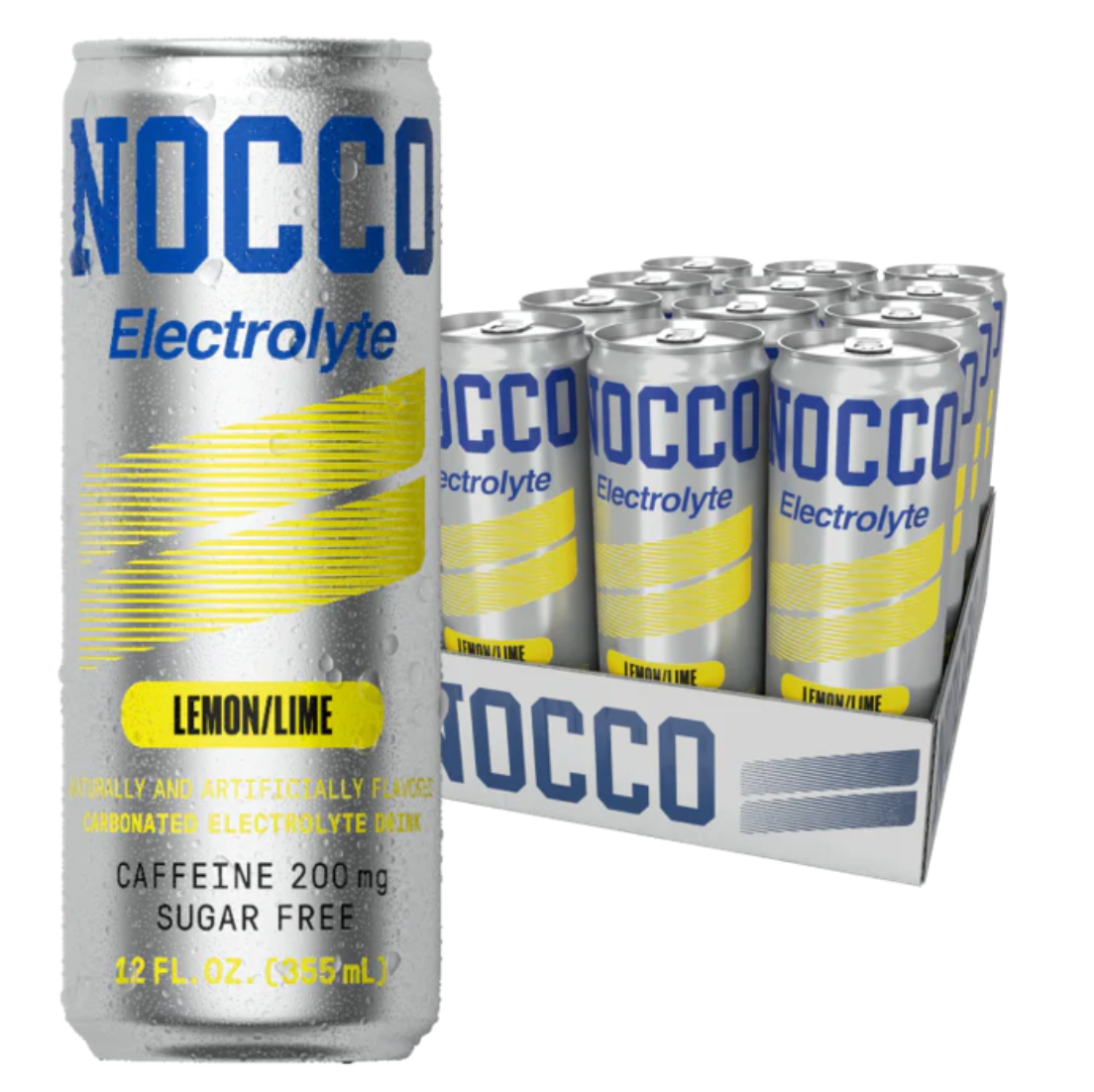 NOCCO Electrolyte RTD 12 Pack – Ready-to-Drink Electrolyte Beverage for Hydration, Performance & Recovery