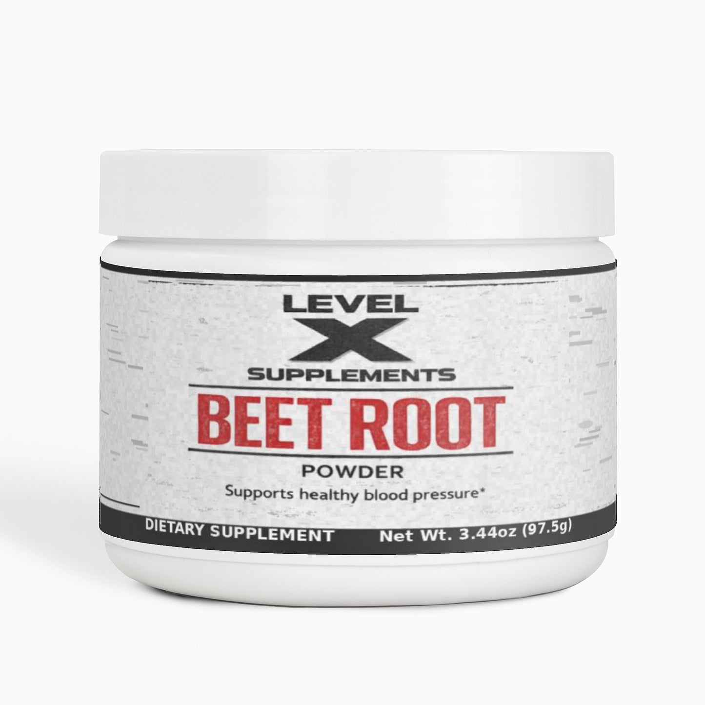 Level X Supplements Beet Root Powder – Supports Healthy Blood Pressure & Blood Flow – Nitric Oxide Booster for Circulation & Post Workout Recovery – With Hibiscus & Apple – 3.44 oz