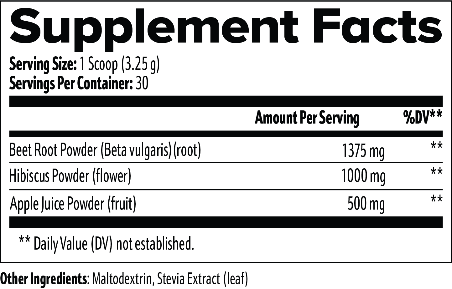 Level X Supplements Beet Root Powder – Supports Healthy Blood Pressure & Blood Flow – Nitric Oxide Booster for Circulation & Post Workout Recovery – With Hibiscus & Apple – 3.44 oz