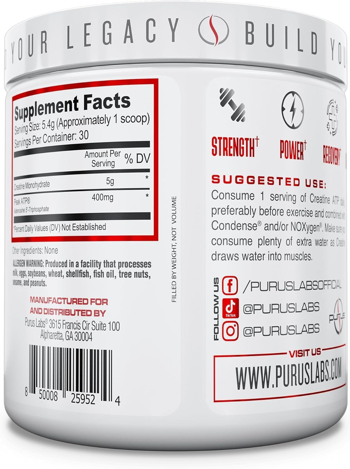 Purus Labs Creatine ATP