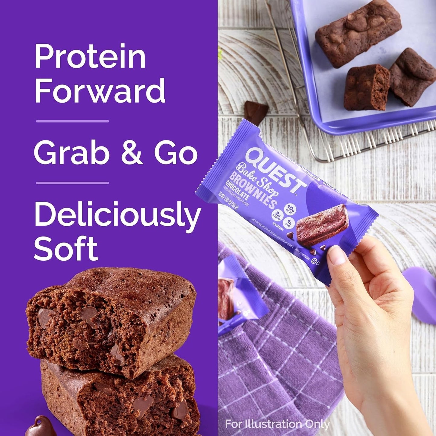Quest Nutrition Bake Shop Brownies