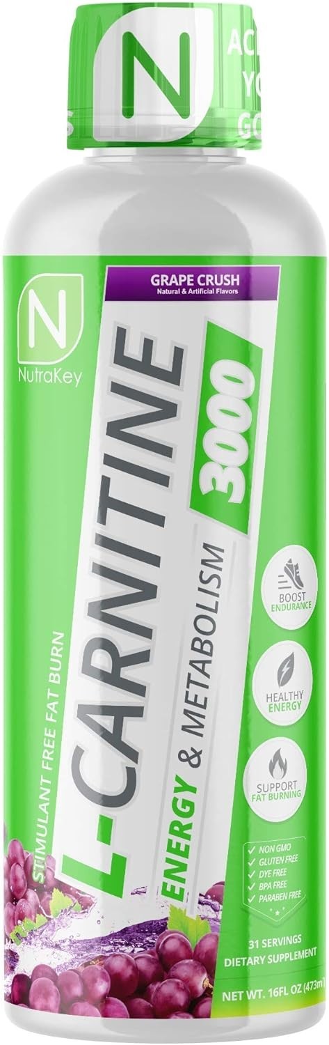 NutraKey Liquid L-Carnitine 3000mg
