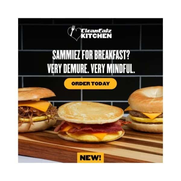 Clean Eatz Breakfast Sandwiches