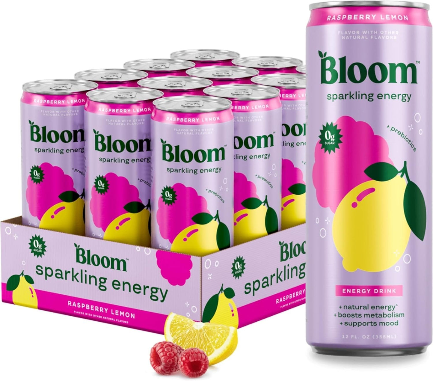 Bloom Sparkling Energy RTD 12oz