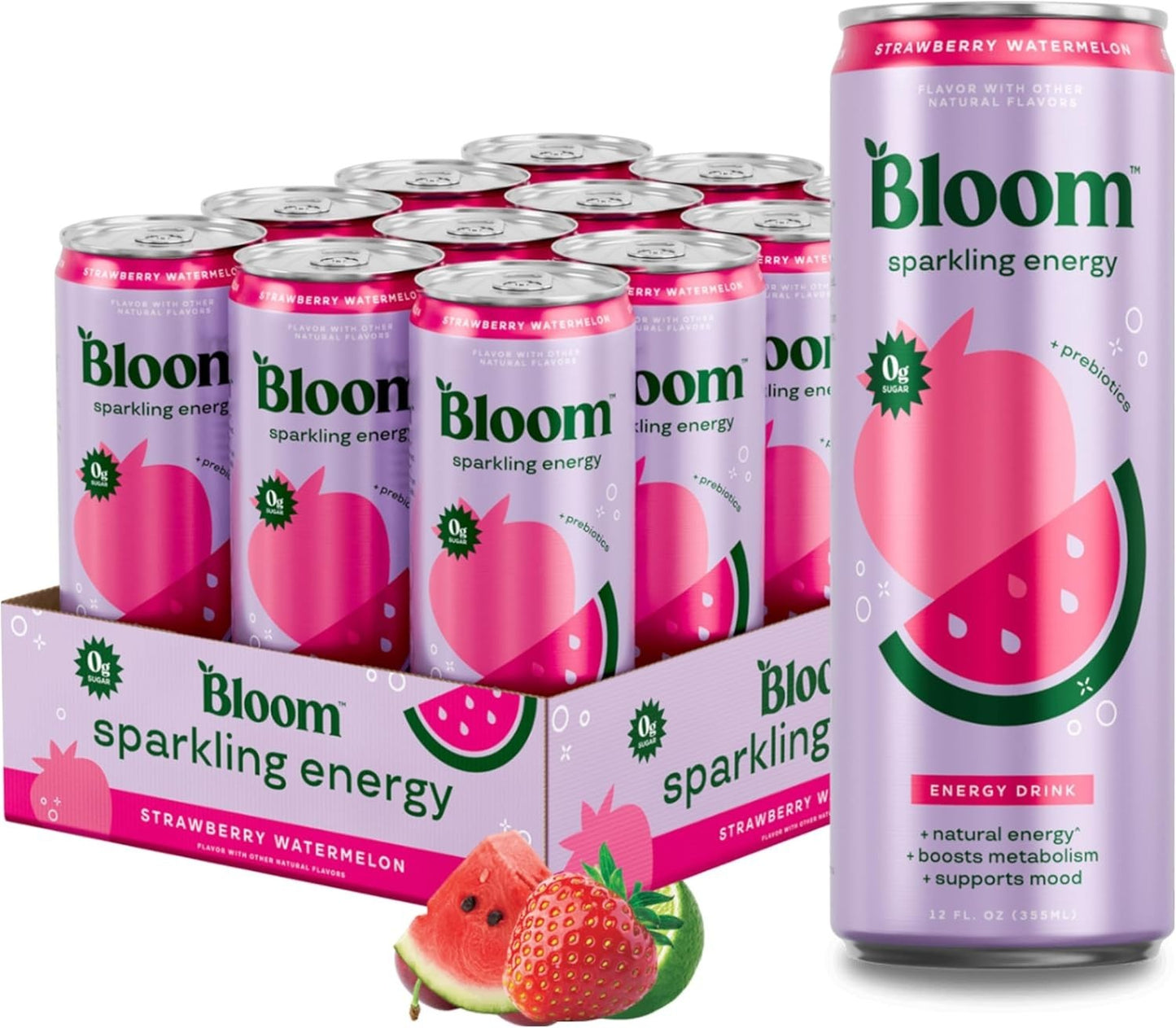 Bloom Sparkling Energy RTD 12oz
