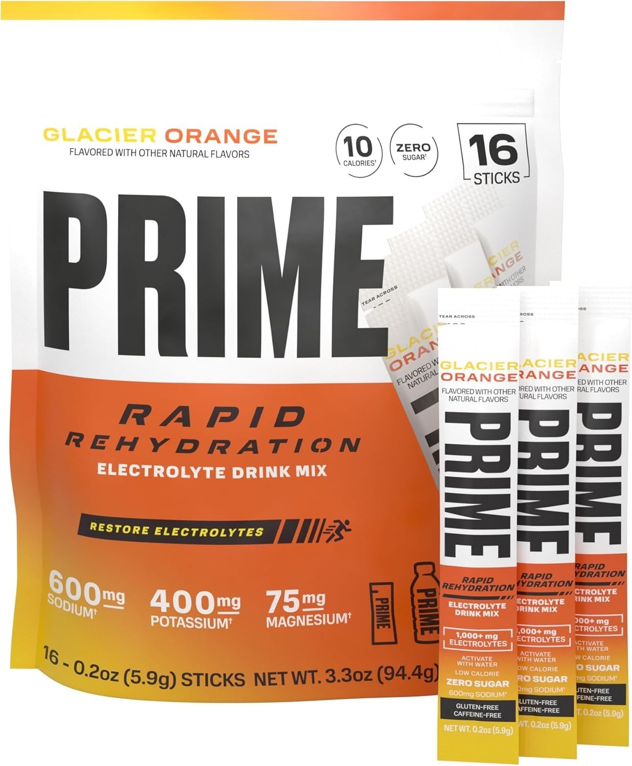 Prime Hydration Rapid Rehydration Stick Packs