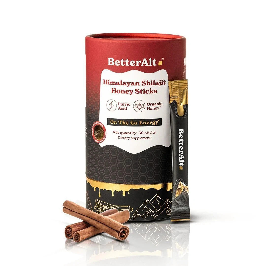 BetterAlt Shilajit Honey Sticks