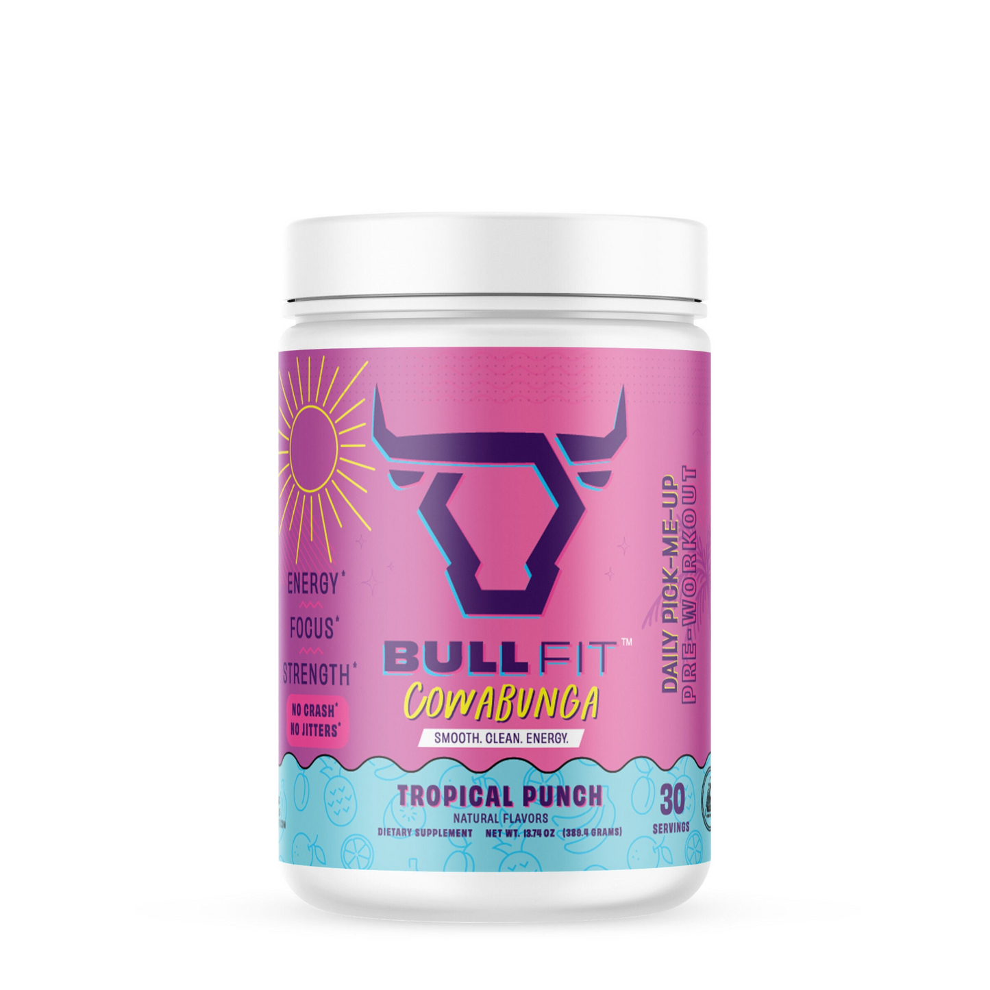 BullFit Cowabunga Daily Pick Me Up Pre-Workout