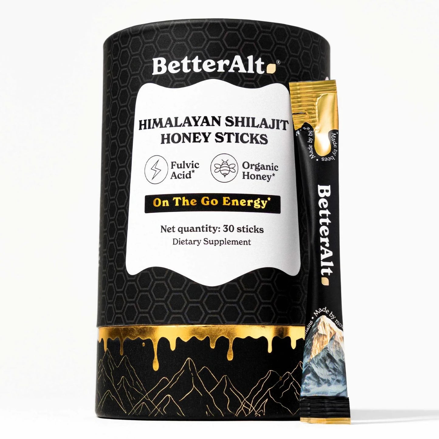 BetterAlt Shilajit Honey Sticks