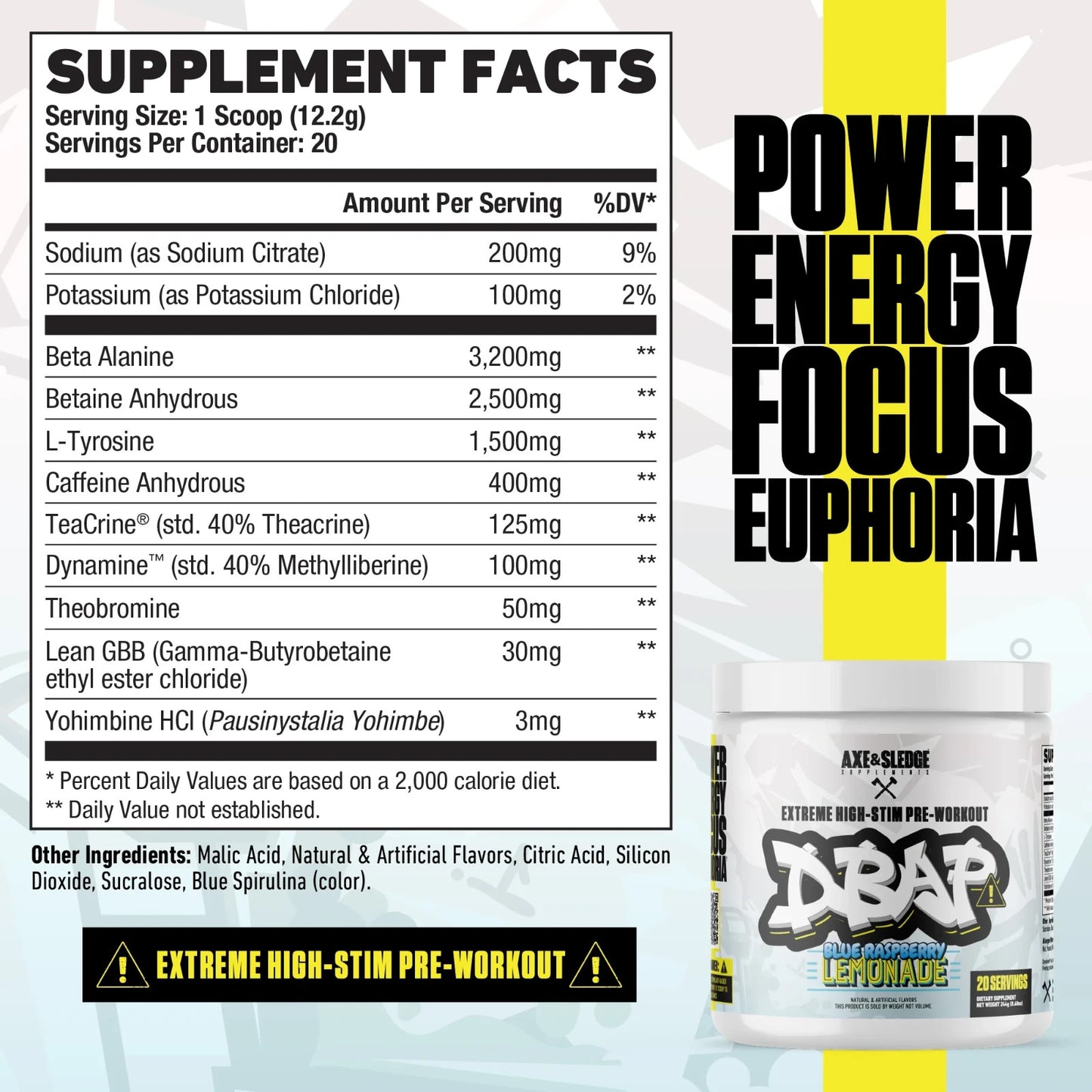 Axe and Sledge DBAP Extreme Preworkout V2