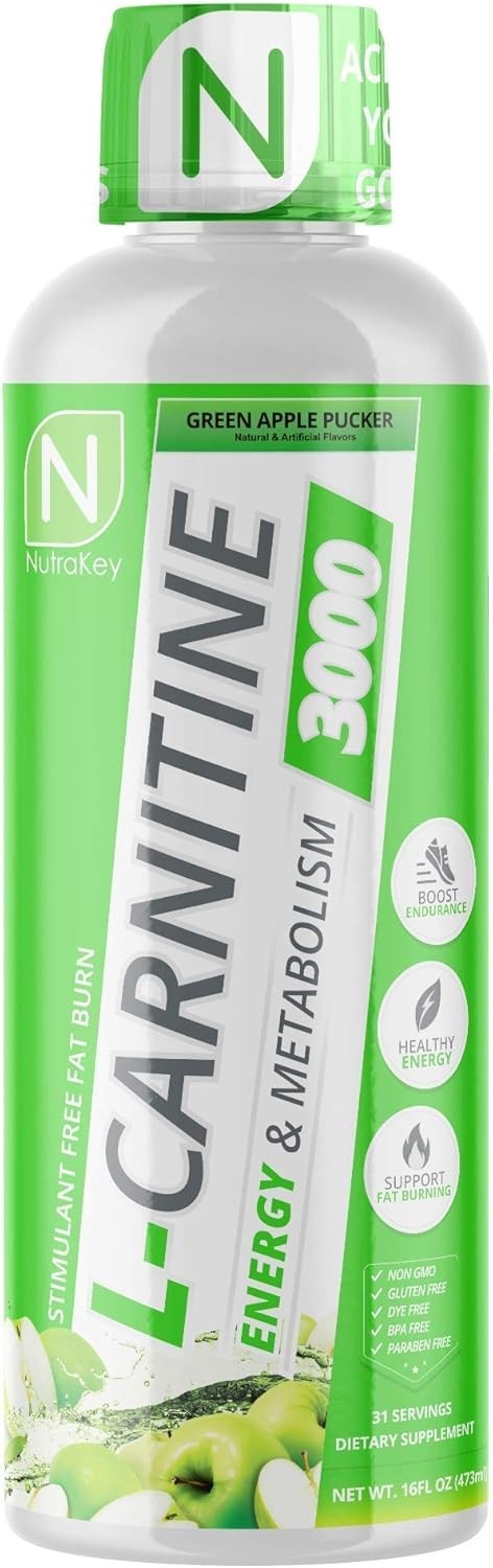 NutraKey Liquid L-Carnitine 3000mg