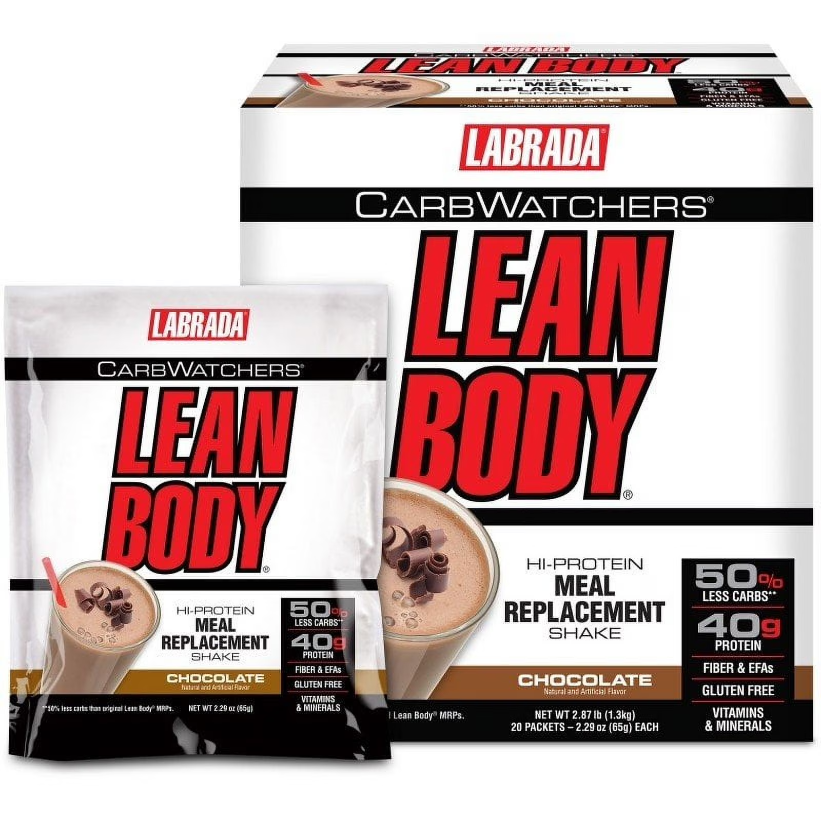 Labrada Lean Body Protein Shake Packets