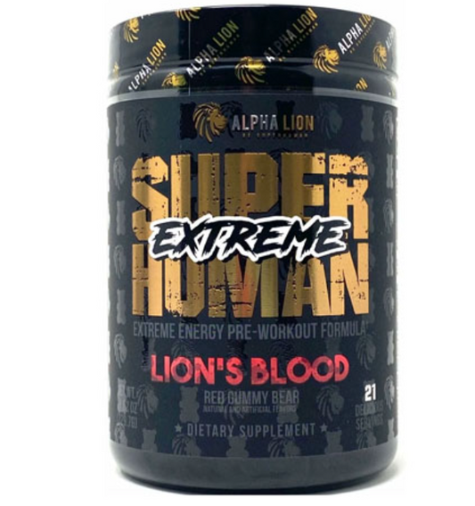 Alpha Lion Superhuman Extreme Lion's Blood - Red Gummy Bear