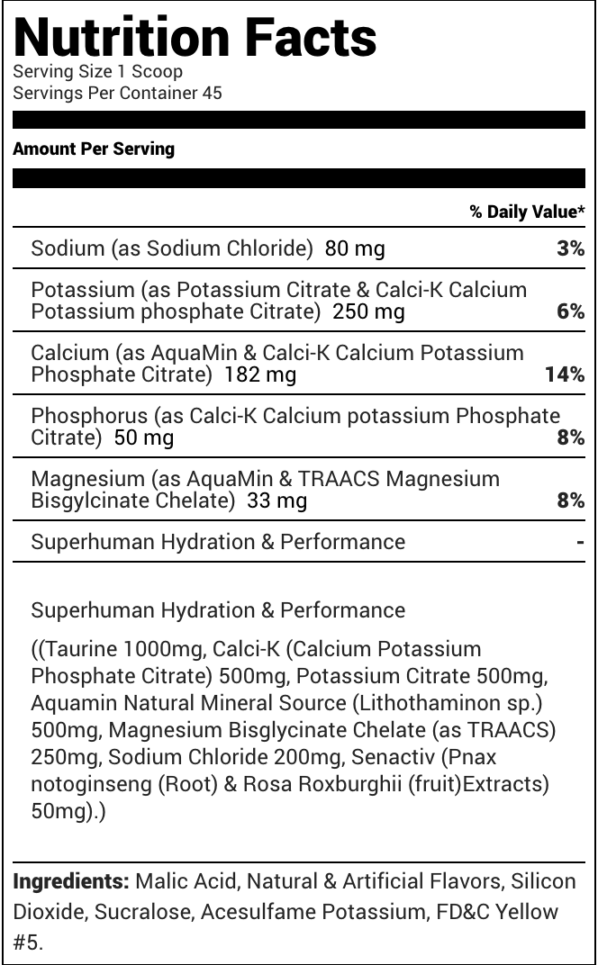 Alpha Lion Hydration Superhuman Hydration