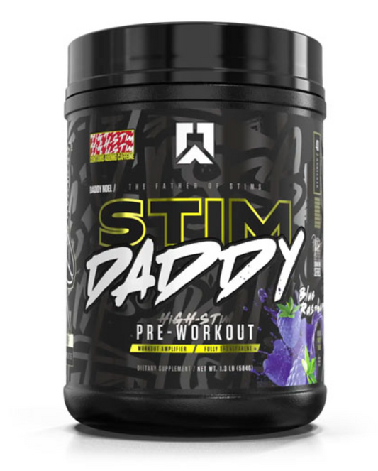 Ryse Supplements Stim Daddy Blue Raspberry