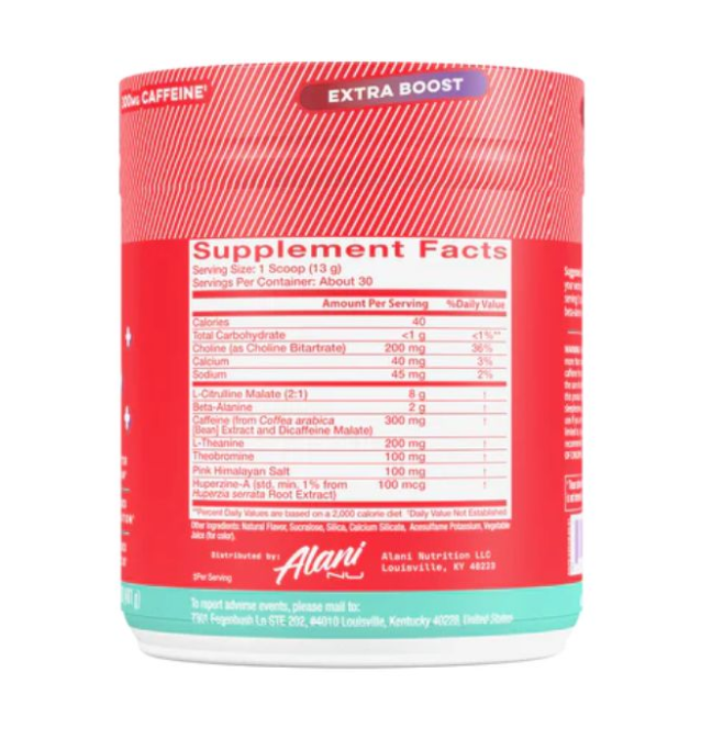 Alani Nu Pre-Workout +