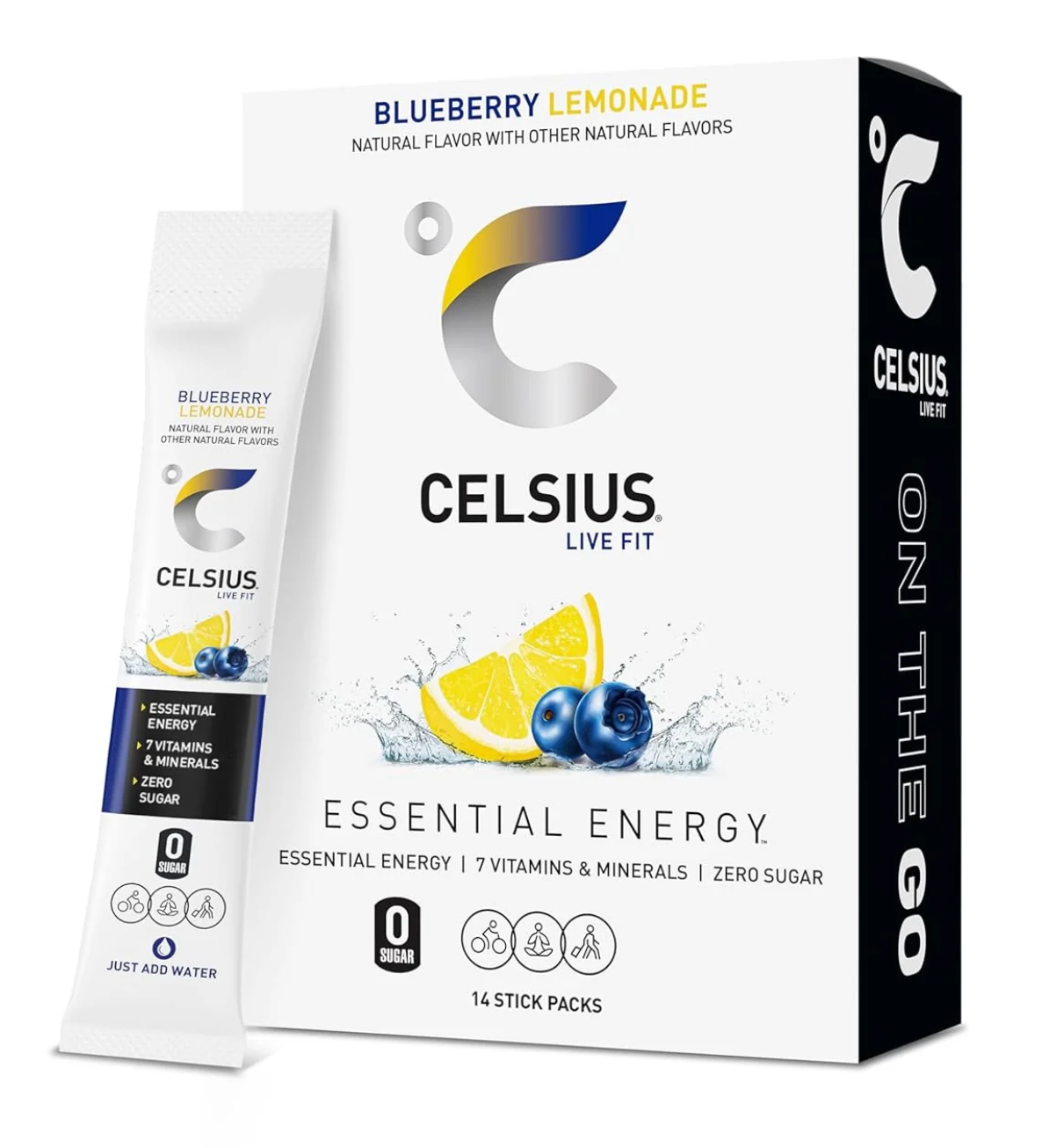 Celsius On-The-Go Sticks | Energy Drink Powder Packets
