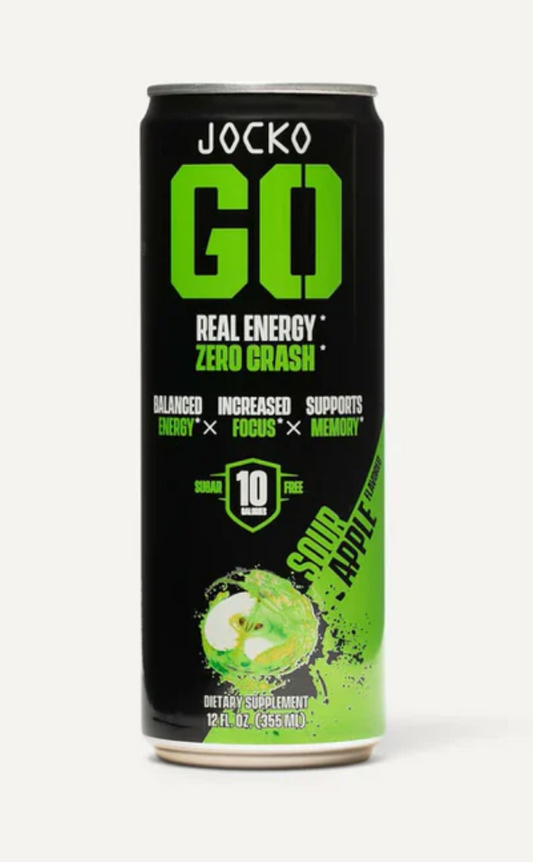 Jocko Go Energy Drink 12 Pack – Clean Ready-to-Drink Energy for Focus, Performance & Everyday Productivity