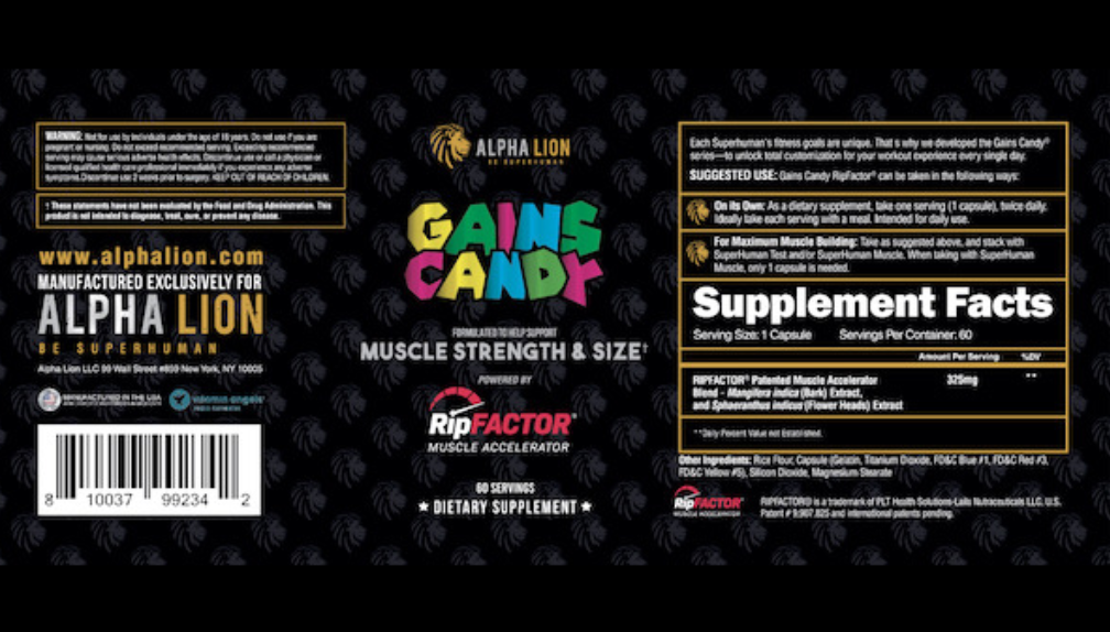 Alpha Lion Gains Candy Ripfactor