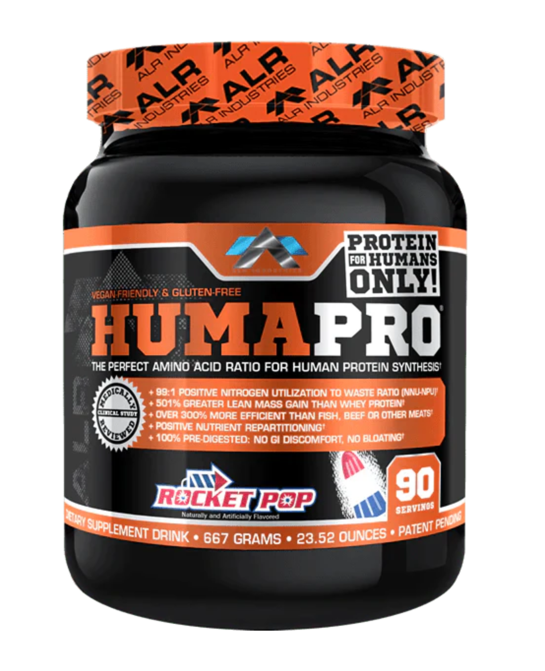 HumaPro® Powder Essential Aminos for Lean Muscle, Recovery & Performance 90 Servs