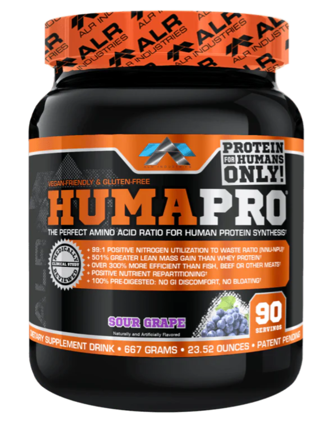HumaPro® Powder Essential Aminos for Lean Muscle, Recovery & Performance 90 Servs