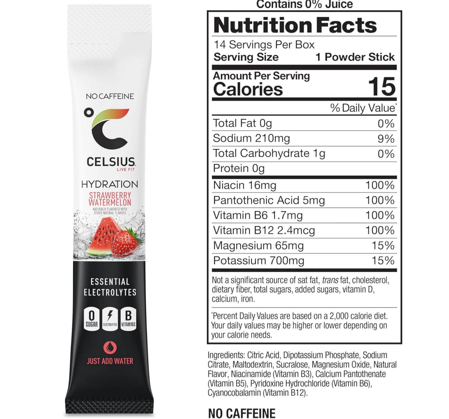 Celsius Hydration Sticks