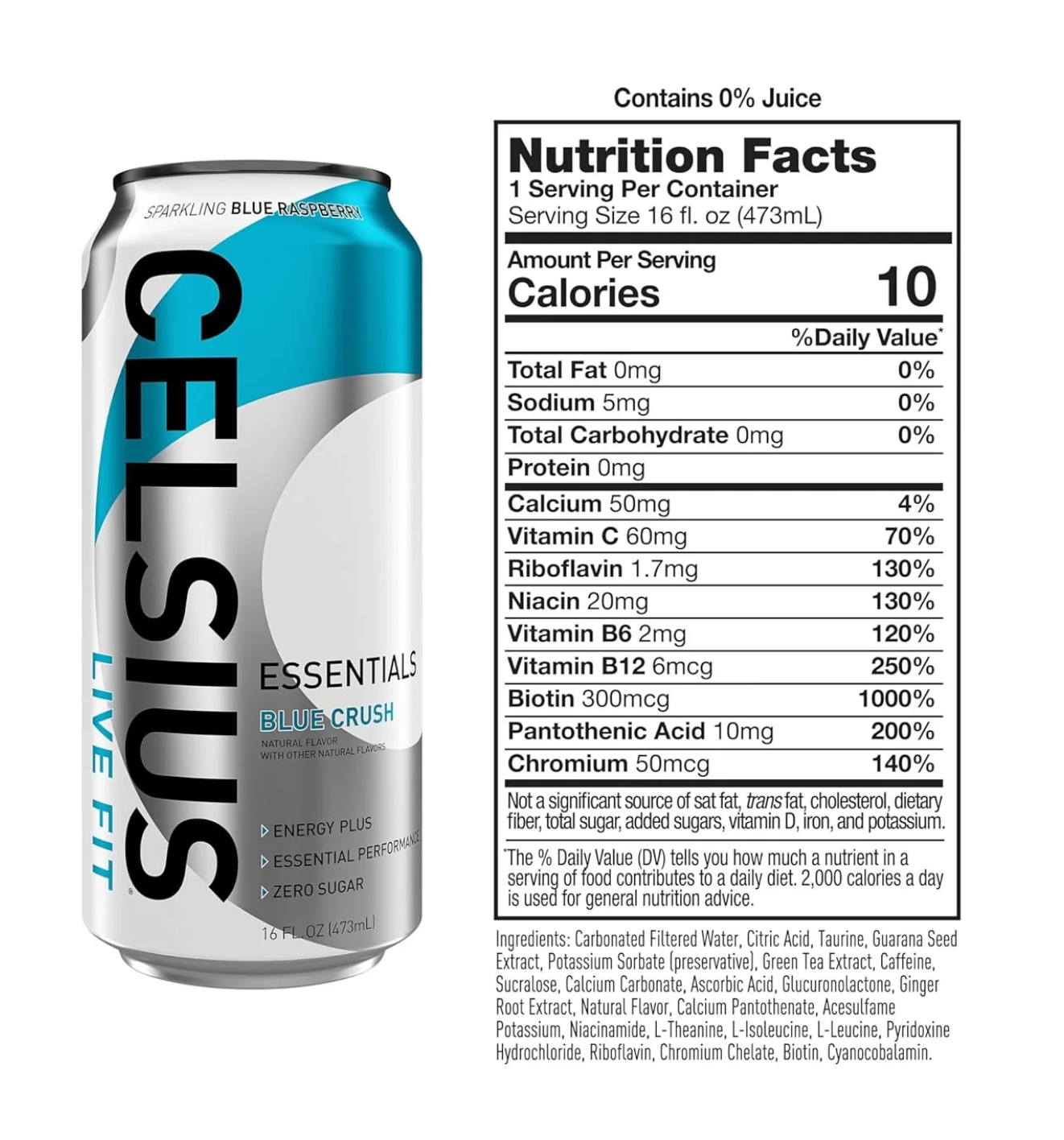 Celsius Essentials Energy Drink