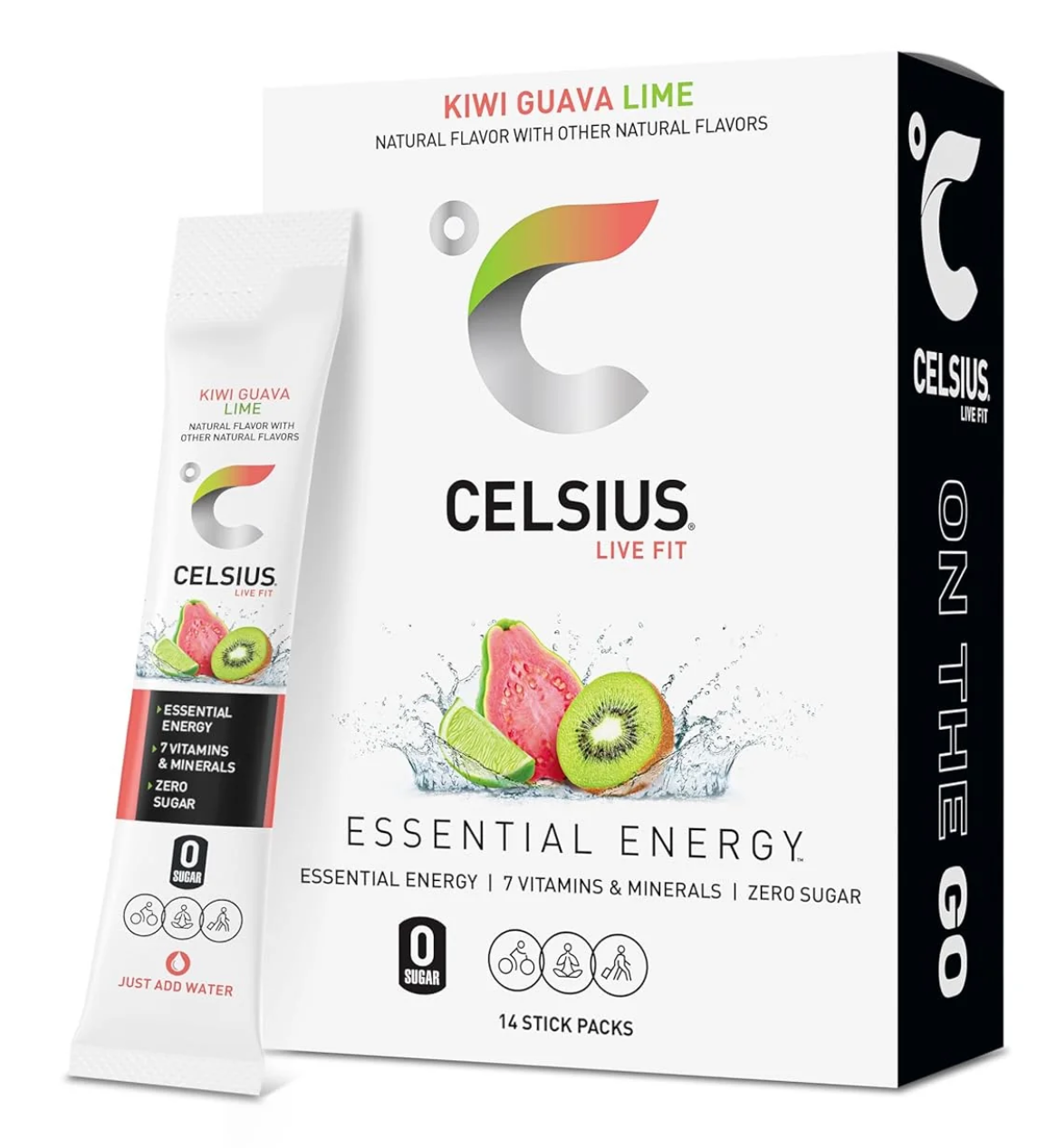 Celsius On-The-Go Sticks | Energy Drink Powder Packets