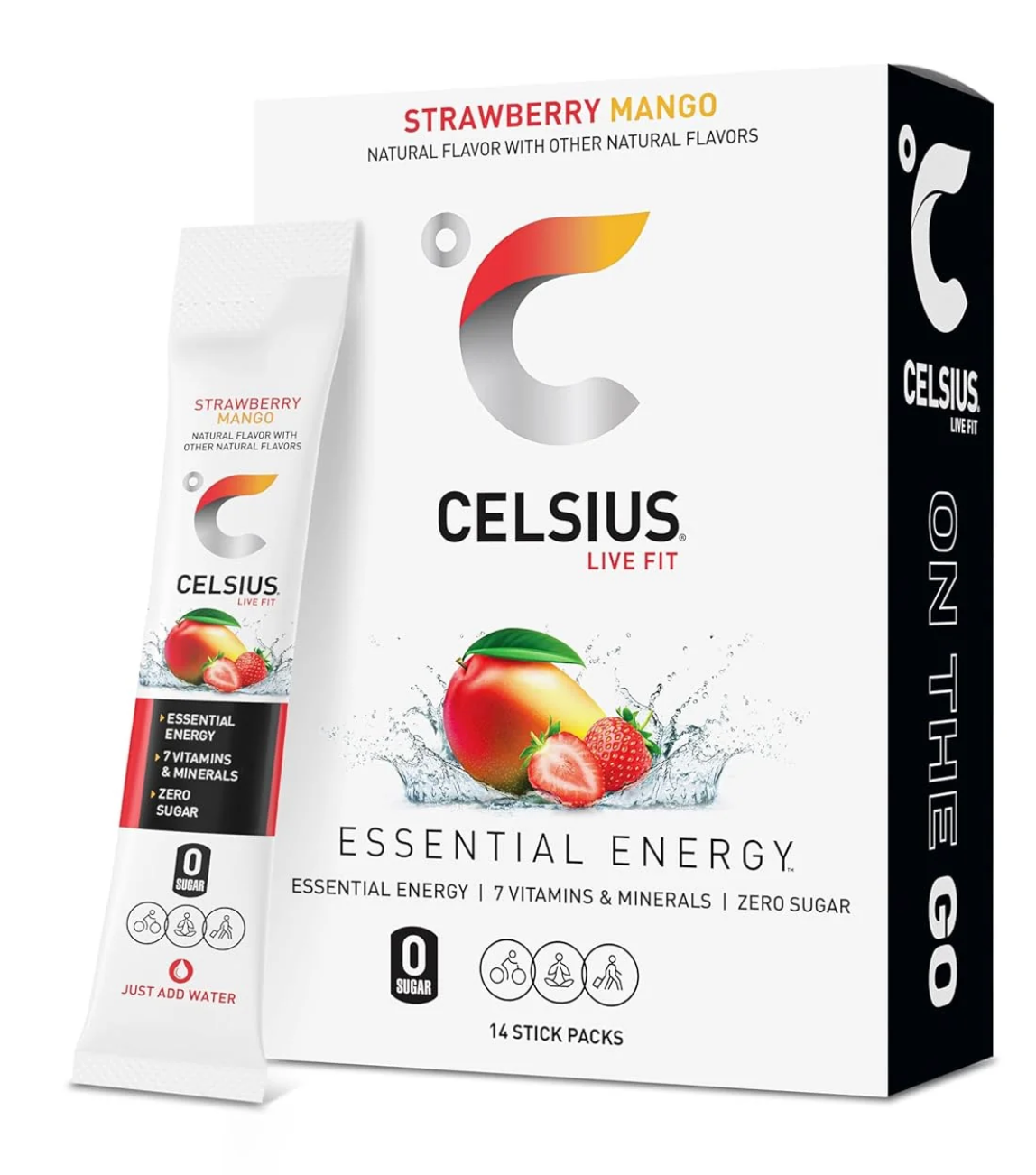 Celsius On-The-Go Sticks | Energy Drink Powder Packets