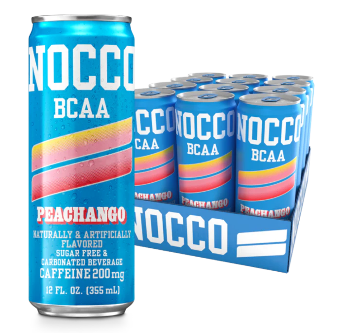 NOCCO Energy Drink 12 Pack – Ready-to-Drink BCAA Energy Beverage for Performance, Focus & Active Lifestyles