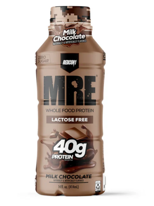Redcon1 MRE Ready-to-Drink Protein Shake 12 Pack – 14oz Meal Replacement RTD for Recovery, Muscle Support & Everyday Nutrition