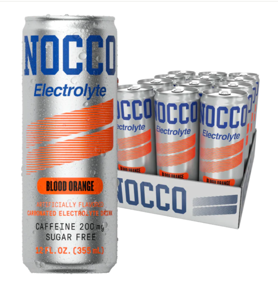 NOCCO Electrolyte RTD 12 Pack – Ready-to-Drink Electrolyte Beverage for Hydration, Performance & Recovery